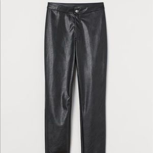 Faux Leather Dress Pants